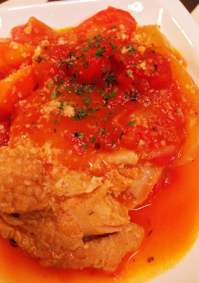 お箸で切れる♡鳥もも肉の簡単、トマト煮♡-レシピのメイン写真