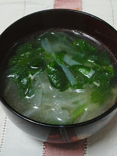 セロリの葉と大根のスープ-レシピのメイン写真