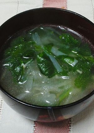 セロリの葉と大根のスープ-レシピのメイン写真
