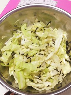 塩昆布キャベツサラダ-レシピのメイン写真
