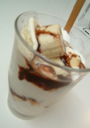 チョコバナナパフェ♪-レシピのメイン写真