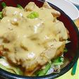 鳥の醤油マヨ丼