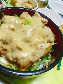 鳥の醤油マヨ丼-レシピのメイン写真