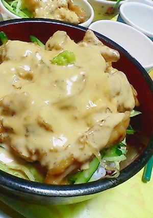 鳥の醤油マヨ丼-レシピのメイン写真