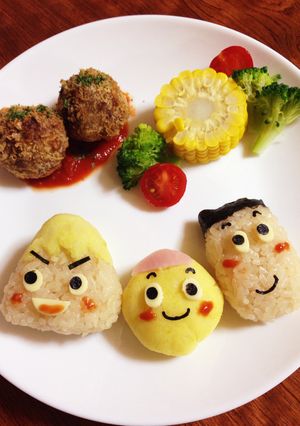 ♪２歳誕生日プレート＊ぱっころりん♪-レシピのメイン写真
