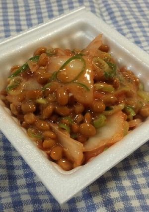 血液サラサラ脂肪燃焼！納豆キムチ！-レシピのメイン写真