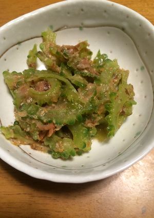 簡単！ゴーヤアレンジ！酢味噌和え-レシピのメイン写真