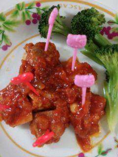鶏肉のトマトソース煮-レシピのメイン写真