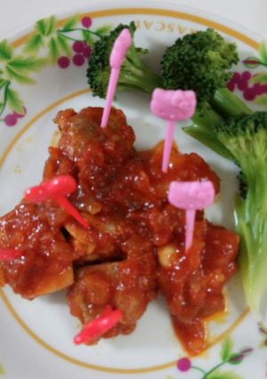 鶏肉のトマトソース煮-レシピのメイン写真