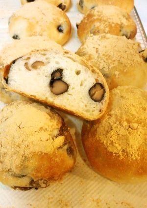 　きな粉がおいしい♪黒豆パン-レシピのメイン写真