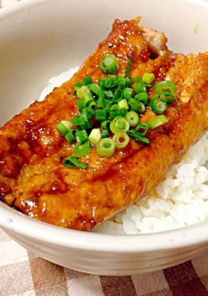 簡単すぎる!さんまのスタミナ蒲焼き丼♪-レシピのメイン写真