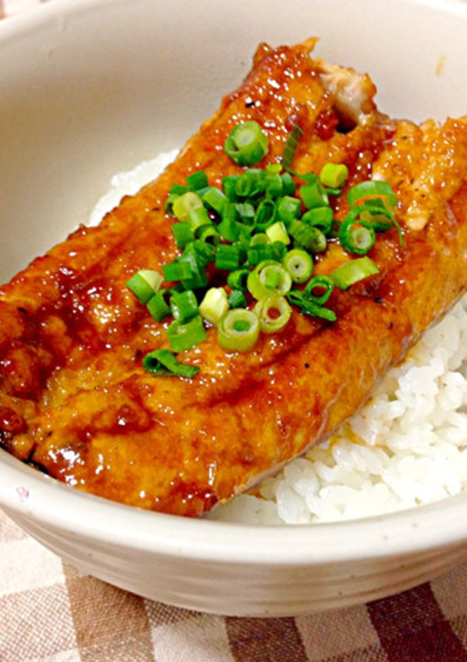 簡単すぎる！さんまのスタミナ蒲焼き丼♪-レシピのメイン写真