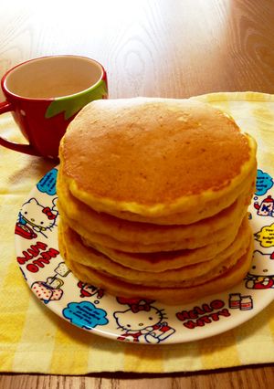 フワフワかぼちゃパンケーキ☆-レシピのメイン写真