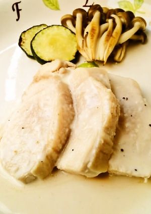 ポリ袋で簡単♪鶏むね肉のクリームソース-レシピのメイン写真
