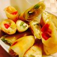 豆腐と枝豆のスティック春巻き