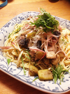 秋刀魚と秋茄子のあっさりパスタ-レシピのメイン写真
