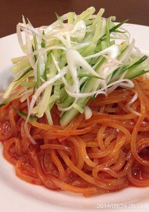 市販の冷麺にちょい足し！温製ビビン麺-レシピのメイン写真