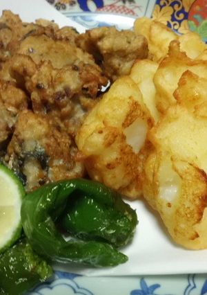 とろふわチーズ天 と とろふわ鰯天-レシピのメイン写真