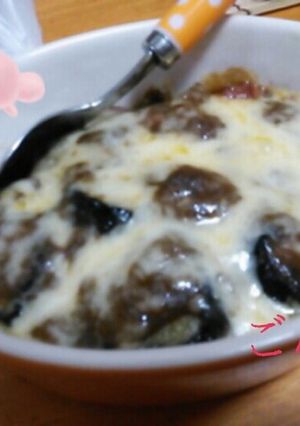 ナスの焼きチーズカレー-レシピのメイン写真