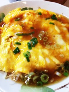 簡単 天津風オムレツ モヤシ-レシピのメイン写真