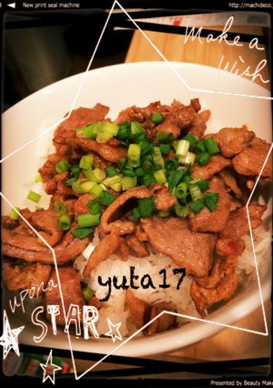 豚肉のっけ丼-レシピのメイン写真