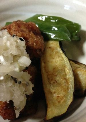 豚肉の竜田揚げ　ねぎ塩おろし-レシピのメイン写真