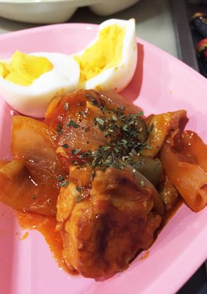 【糖質制限】チキンのトマトソース-レシピのメイン写真