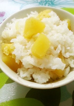 しっかり塩味！私のさつまいもごはん☆-レシピのメイン写真