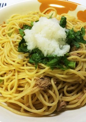 和えるだけ☆ツナおろしパスタ♪-レシピのメイン写真