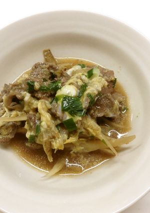 コストコのプルコギで☆柳川鍋風-レシピのメイン写真