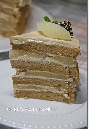 洋ナシのキャラメルショートケーキ-レシピのメイン写真