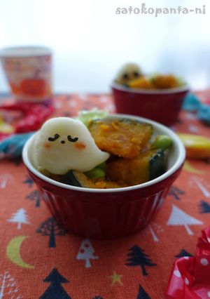 ジャガイモアート☆おばけちゃんハロウィン-レシピのメイン写真