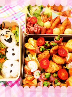 運動会お弁当☆オラフも参加♪-レシピのメイン写真