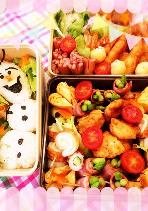 運動会お弁当☆オラフも参加♪-レシピのメイン写真
