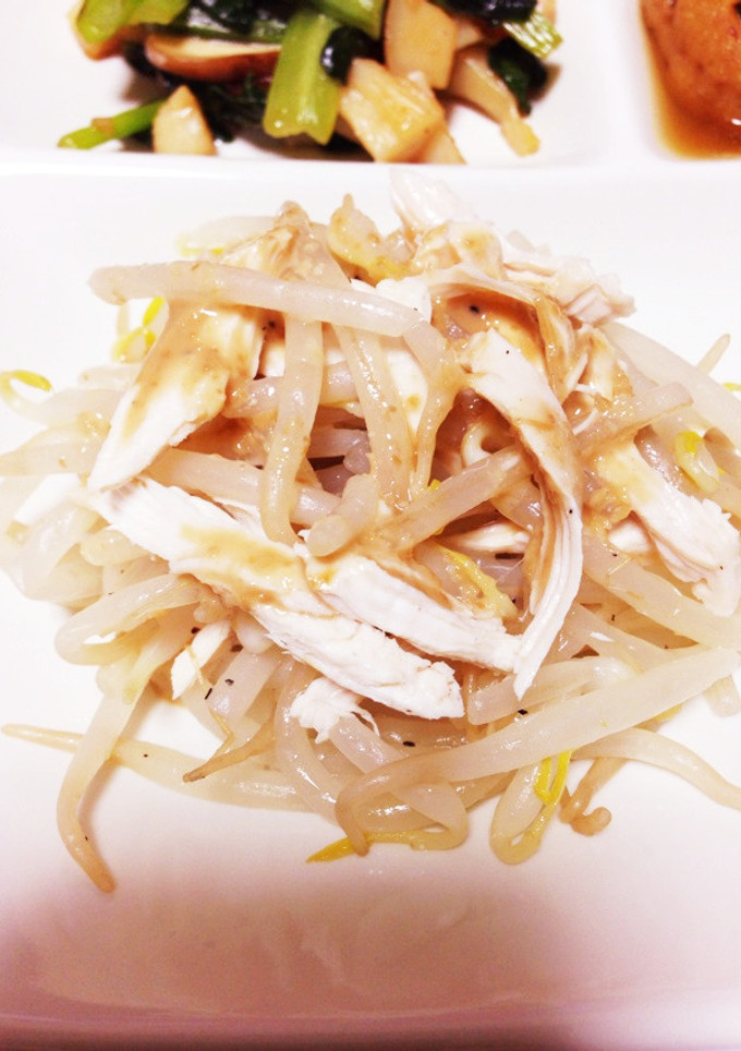 ささみともやしの和え物-レシピのメイン写真