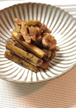 鶏肉と一緒に★柚子胡椒できんぴらごぼう-レシピのメイン写真