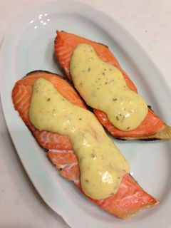 簡単すぎる☆鮭のタルタルソース焼き-レシピのメイン写真