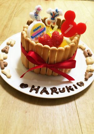 簡単☆食パンde1才の誕生日ケーキ♪♪-レシピのメイン写真