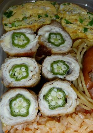 ★彡オクラとチーズの肉巻き 弁当に★彡-レシピのメイン写真