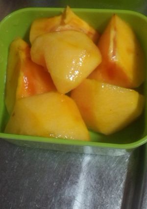 美味しい柿(お弁当にも)-レシピのメイン写真