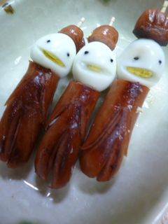 ソーセー人とウインナー星人のハーフ-レシピのメイン写真