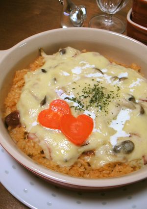 ”にんじんライス”で＊豆乳ドリア＊-レシピのメイン写真
