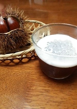 ほうじ茶ゼリー＆タピオカココナッツミルク-レシピのメイン写真