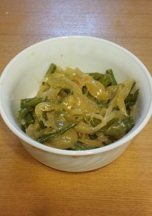とっても簡単☆青唐辛子と玉ねぎの味噌炒め-レシピのメイン写真