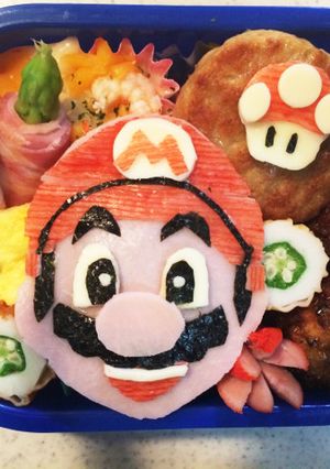 ☆キャラ弁☆スーパーマリオ-レシピのメイン写真