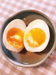 簡単!味付き半熟卵-レシピのメイン写真