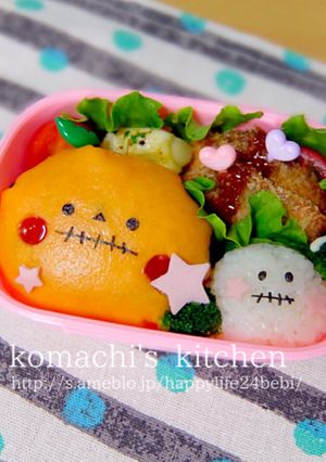 幼稚園 お弁当 キャラ弁♡ハロウィン-レシピのメイン写真