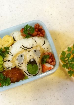 妖怪ウォッチバクロ婆のキャラ弁（≧∇≦）-レシピのメイン写真