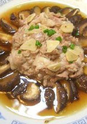 豚肉と椎茸の蒸し物-レシピのメイン写真