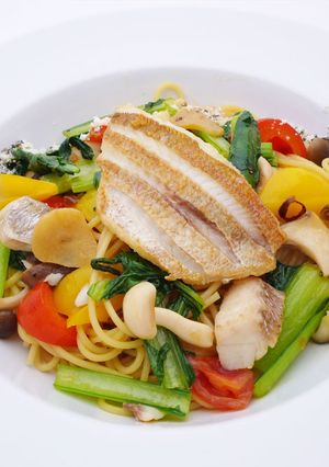 鳴門鯛パスタ-レシピのメイン写真